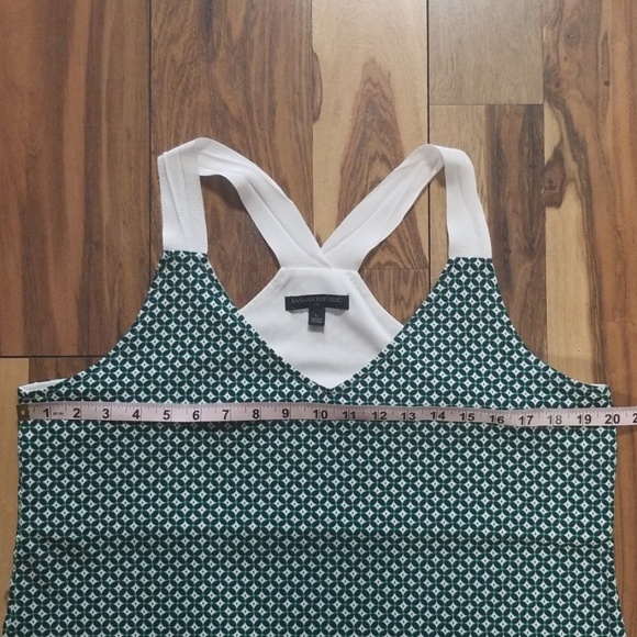 Banana Republic navy and green tank - Picture 2 of 8